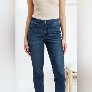Judy Blue - into the galaxy bleach splash jeans